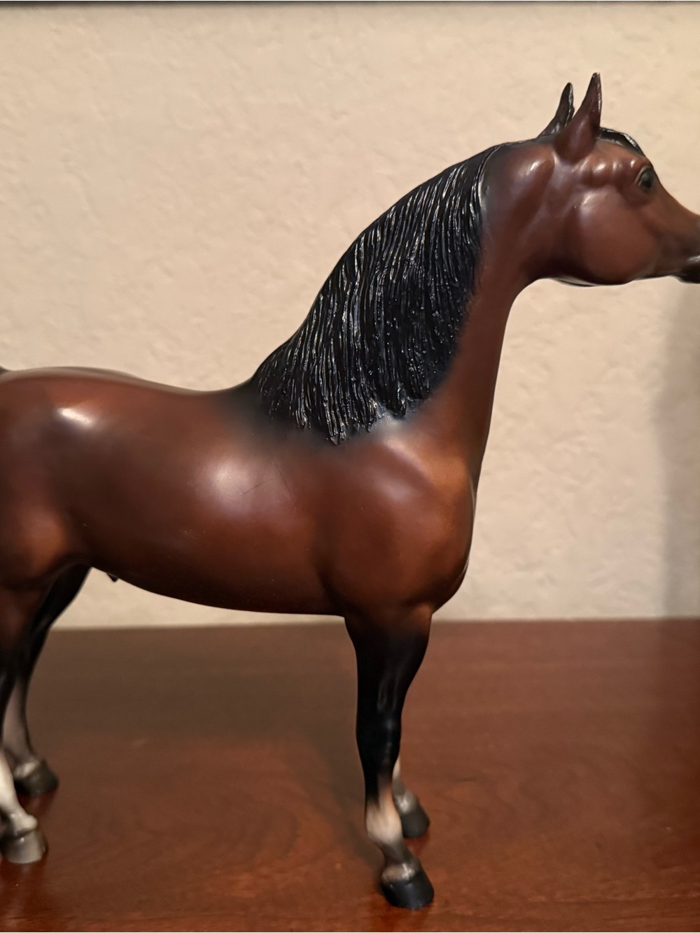 Breyer Brown Horse Figurine with Black Mane